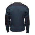 Äkta holländska militäröverskott Troyer Pullover Warm Quarter Zip Blue tröja