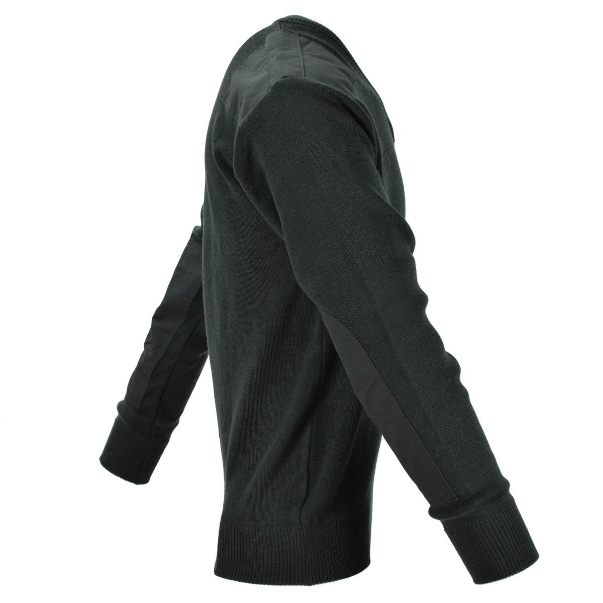 Äkta holländska tröja armé pullover commando jumper mörkgröna v-ringade män nya
