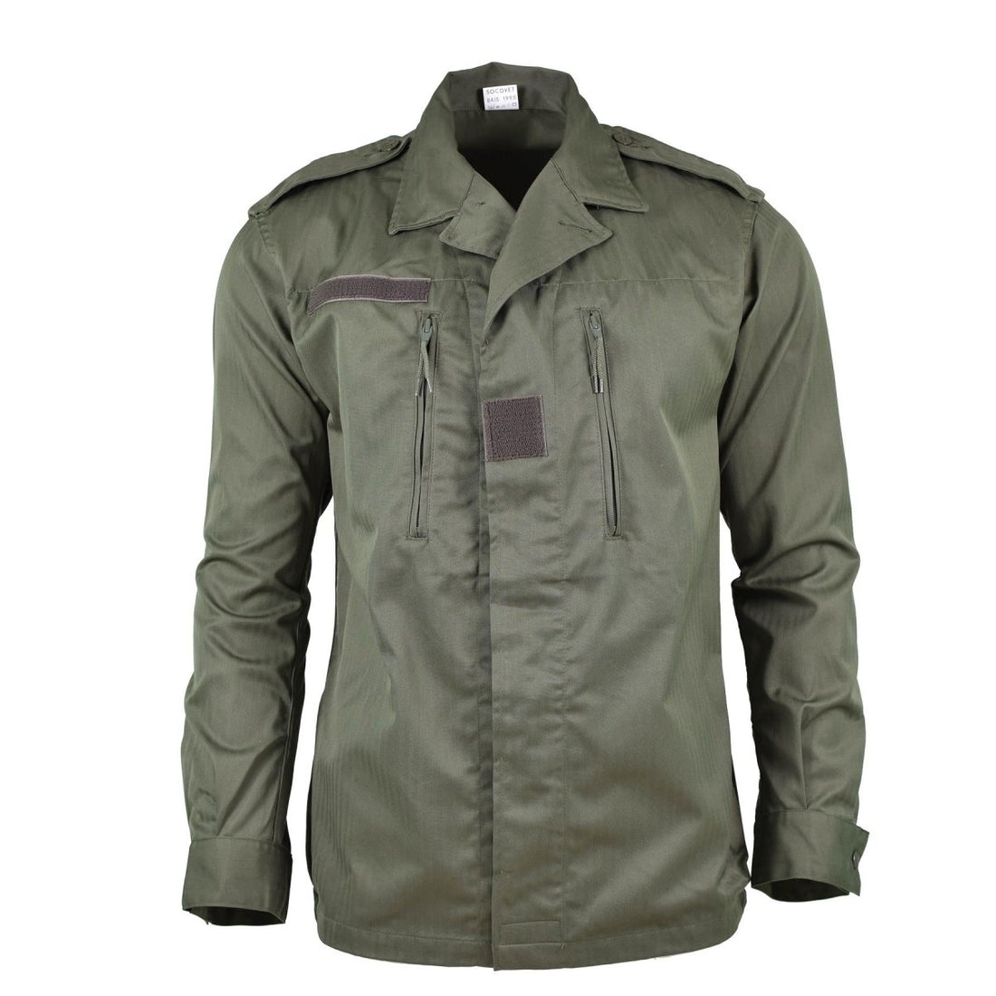 Äkta franska armé F2 Combat Jacket Militär fråga överskottsskjorta oliv od ny