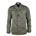 Äkta franska armé F2 Combat Jacket Militär fråga överskottsskjorta oliv od ny