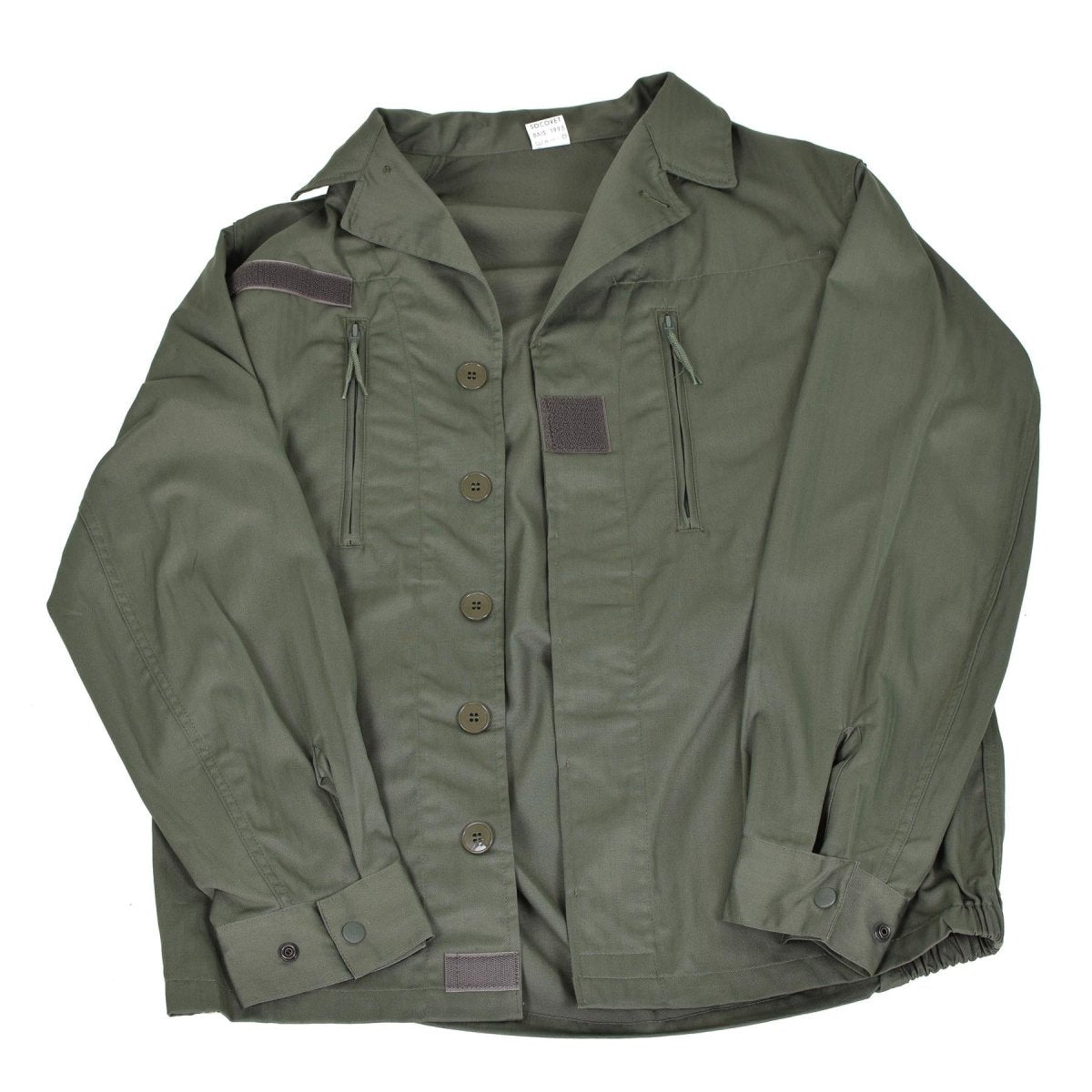 Äkta franska armé F2 Combat Jacket Militär fråga överskottsskjorta oliv od ny