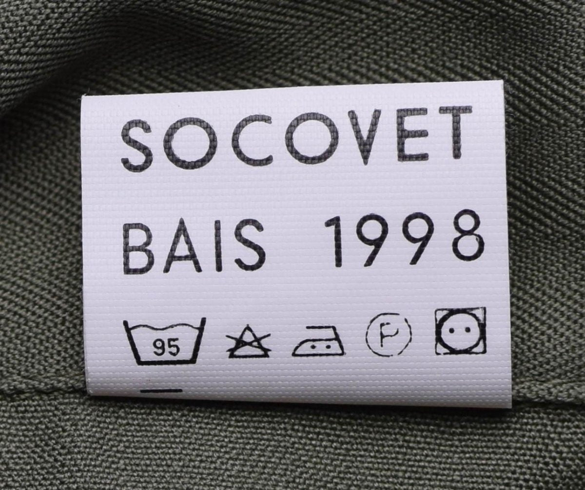 Äkta franska armé F2 Combat Jacket Militär fråga överskottsskjorta oliv od ny