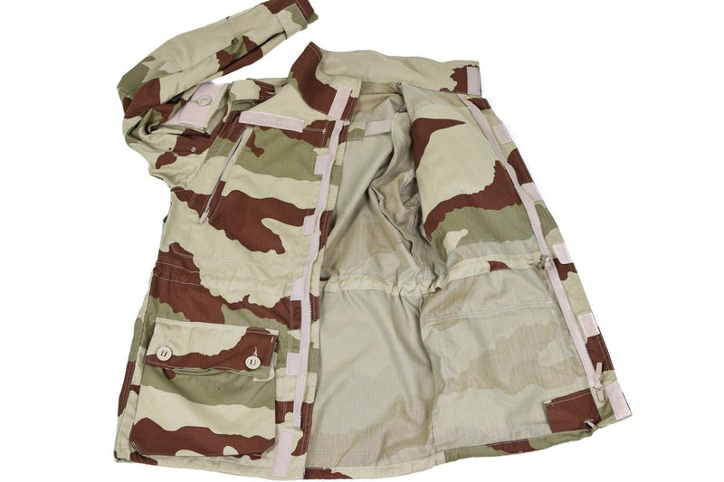 Äkta French Army Parka Feline T4 S2 Combat Jacket Desert Camo Military New