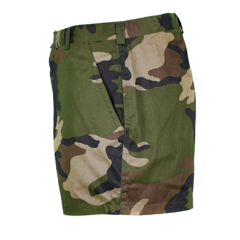 Äkta franska arméshorts F1 CCE CAMO Combat Field Bermuda Bdu New