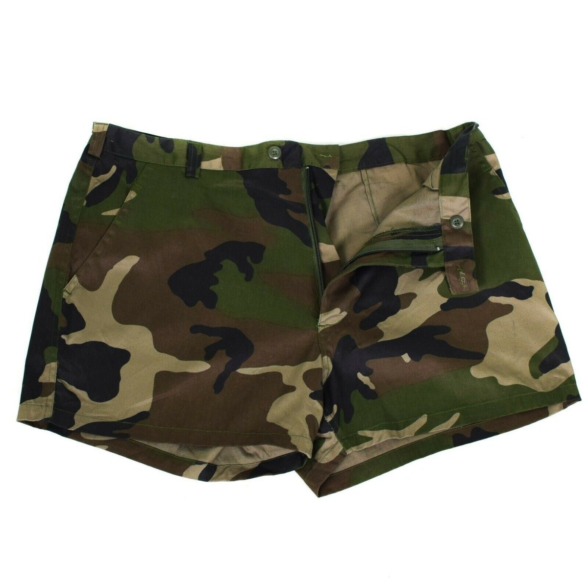 Äkta franska arméshorts F1 CCE CAMO Combat Field Bermuda Bdu New