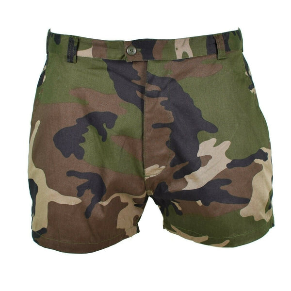 Äkta franska arméshorts F1 CCE CAMO Combat Field Bermuda Bdu New