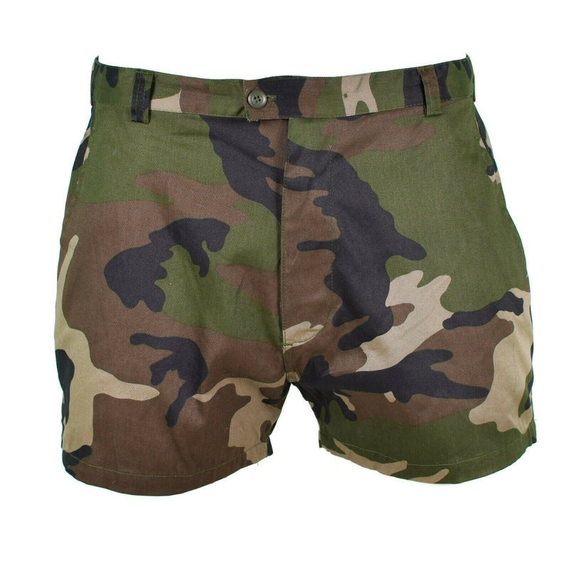 Äkta franska arméshorts F1 CCE CAMO Combat Field Bermuda Bdu New