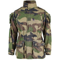 Äkta franska armésmockjacka CCE Camo Military Combat Parka Sateen Felin T4