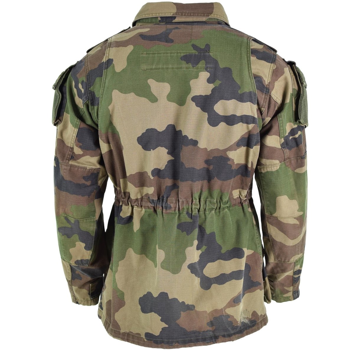 Äkta franska armésmockjacka CCE Camo Military Combat Parka Sateen Felin T4