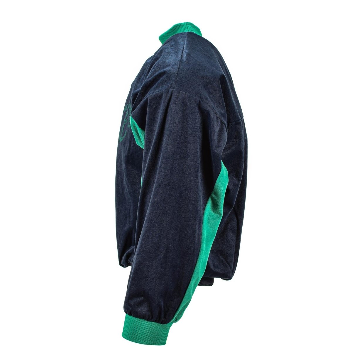 Äkta franska armétröja Navy Green Tracksuit Turtleneck Sports Jumper New