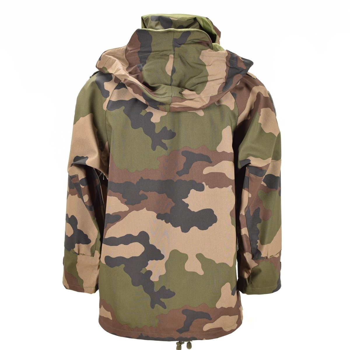 Äkine French Army Waterproof Trilaminate Jacket Camo Goretex Hooded Rain Parka