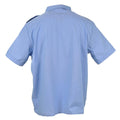 Äkta fransk militärpolis Blue Cotton Short Sleeve Shirt Gendarme New