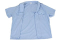 Äkta fransk militärpolis Blue Cotton Short Sleeve Shirt Gendarme New
