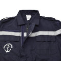 Äkine French Navy Coverall Thermostable Marine Jumpsuit Solid Dark Blue New New