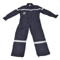 Äkine French Navy Coverall Thermostable Marine Jumpsuit Solid Dark Blue New New