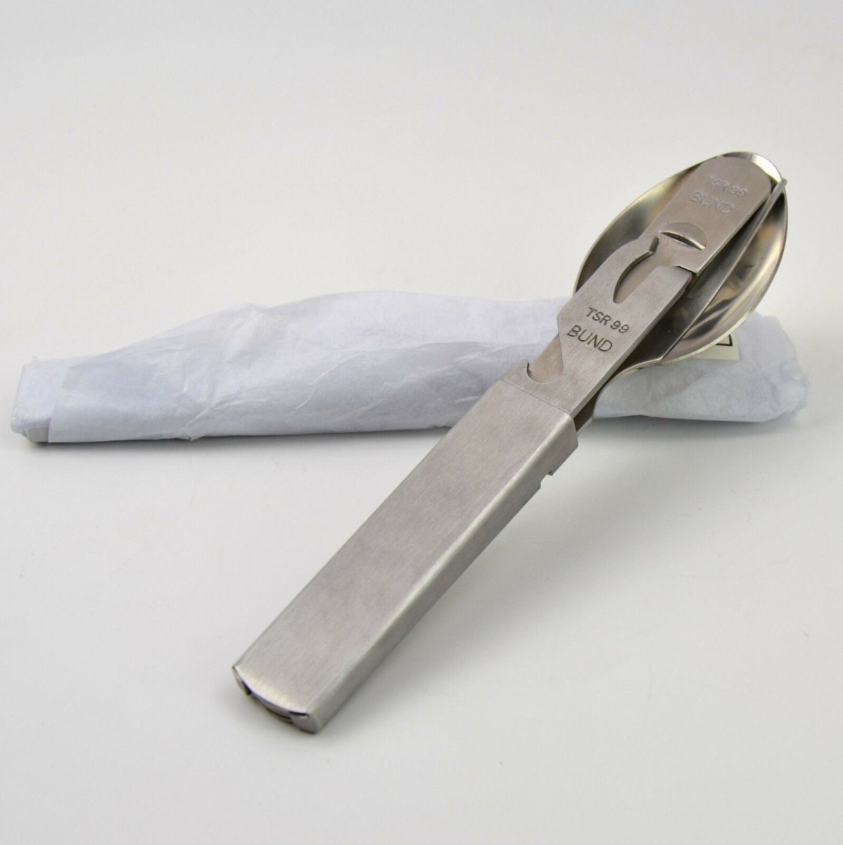 Äkta tyska arméns bestick set ätredskap Ny multitool kit plattvaror NYTT