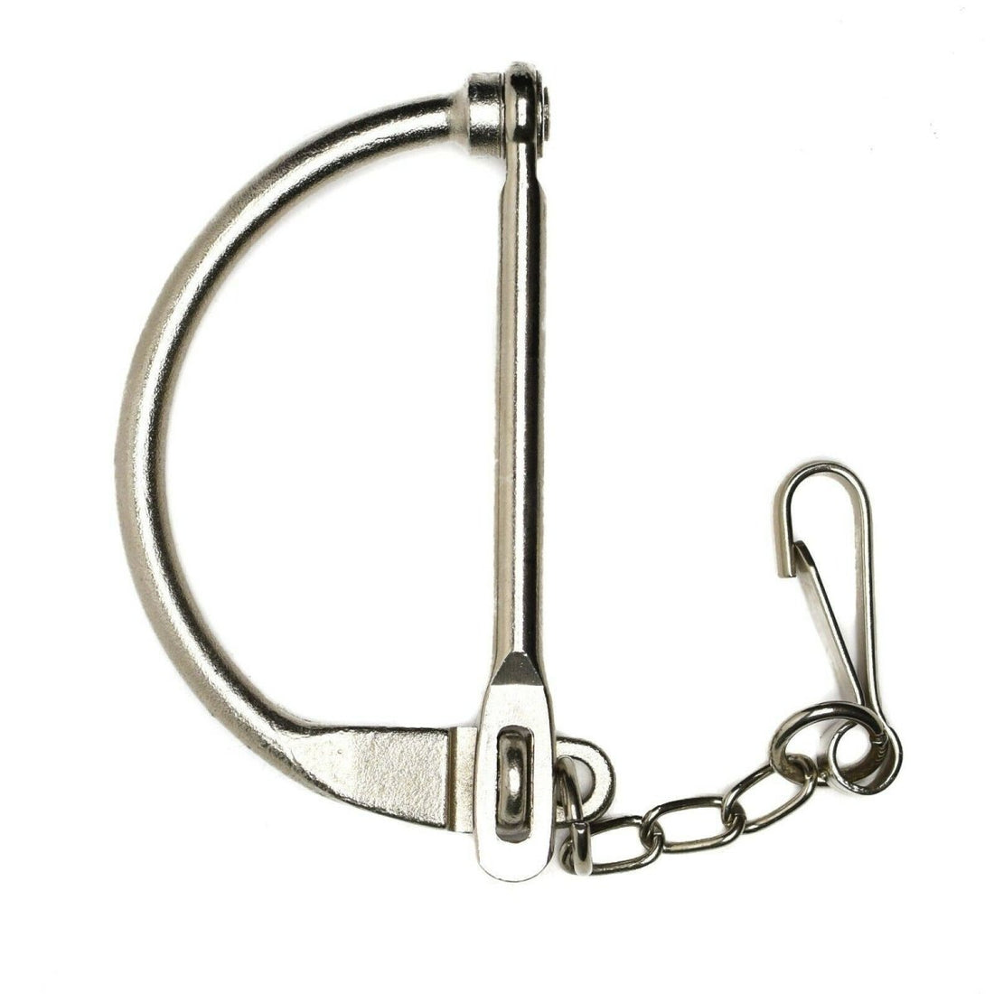 Äkta tyska armé duffel väska lås militär havssäck D ring metallbagage nytt