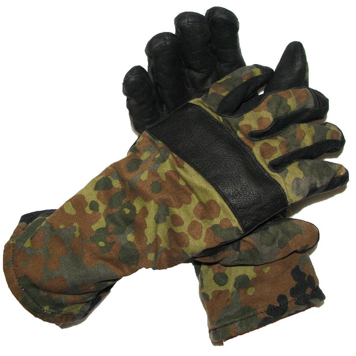 Äkta tysk armé flecktarn camo stridshandskar BW militär fråga för alla ändamål - GoMilitar
