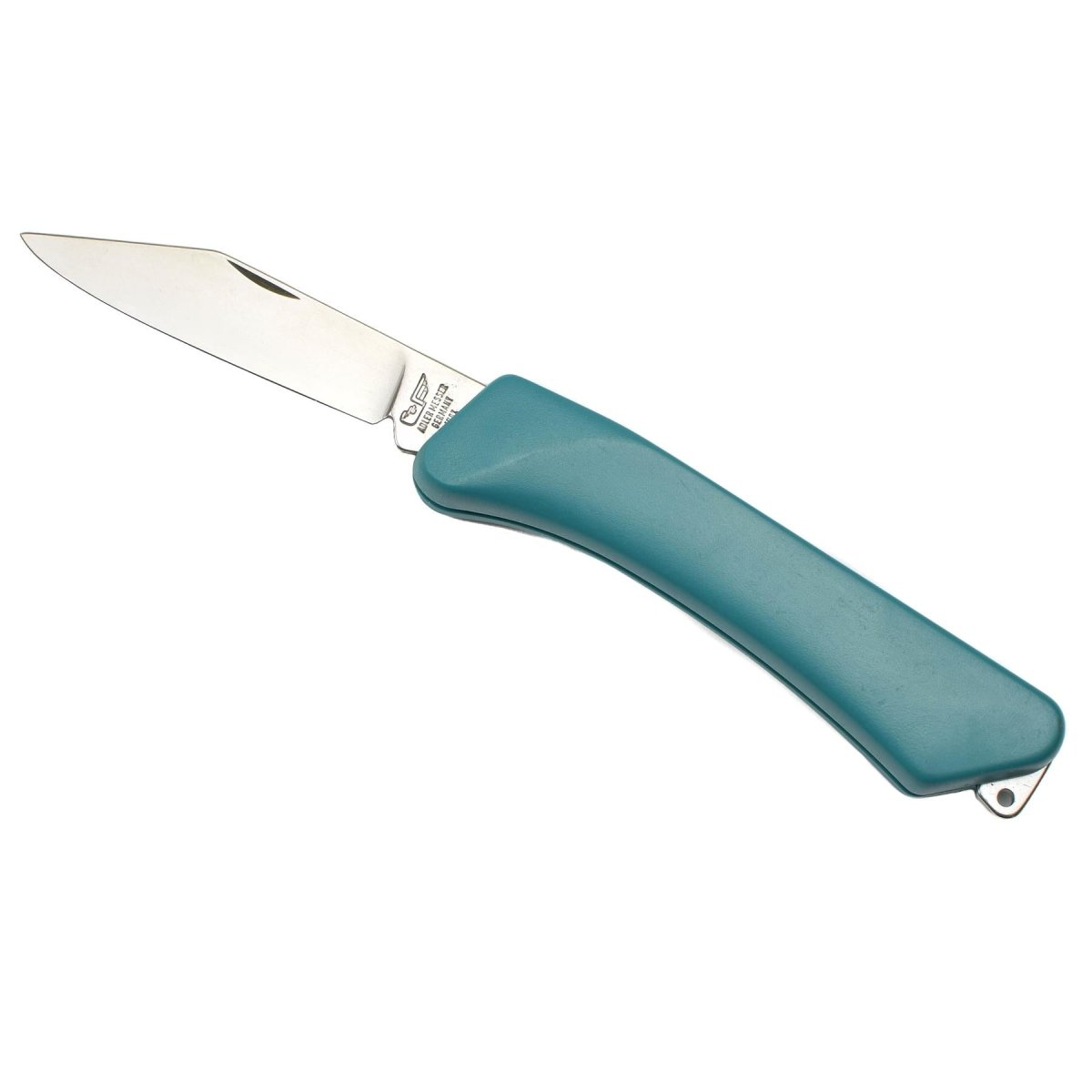 Äkta tysk armé fällbar fickkniv clip point blad i rostfritt stål NYHET