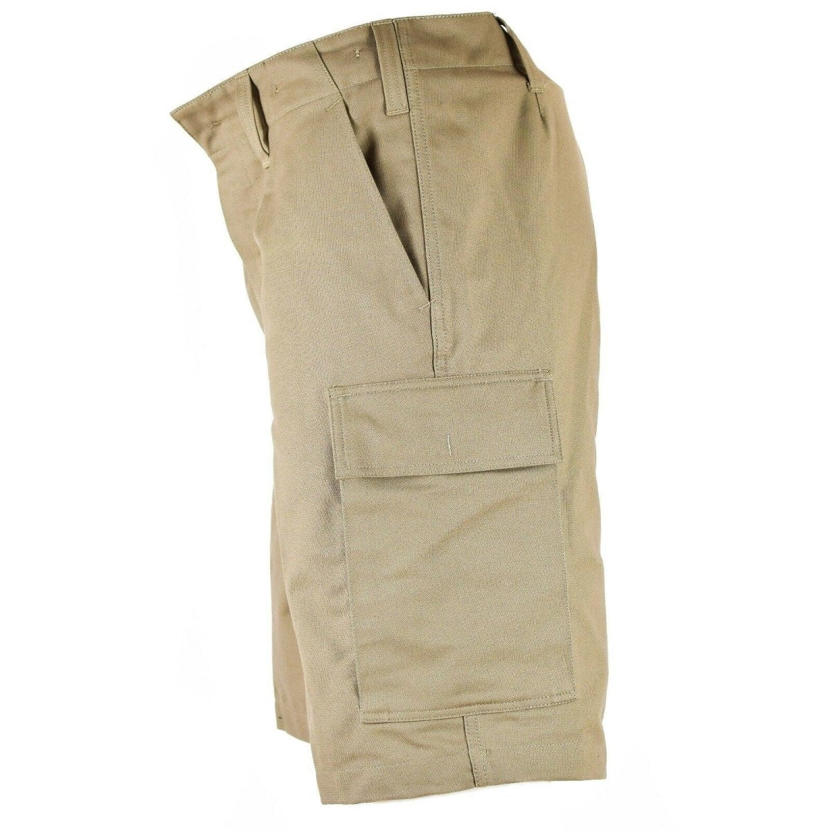 Äkta tyska arméfrågor Molskin Shorts Hållbar last Summer Khaki Beige New