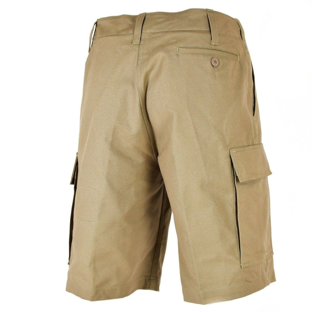 Äkta tyska arméfrågor Molskin Shorts Hållbar last Summer Khaki Beige New