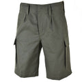 Äkta tyska arméutgåva Molskin Shorts od hållbar lastmens sommar oliv ny