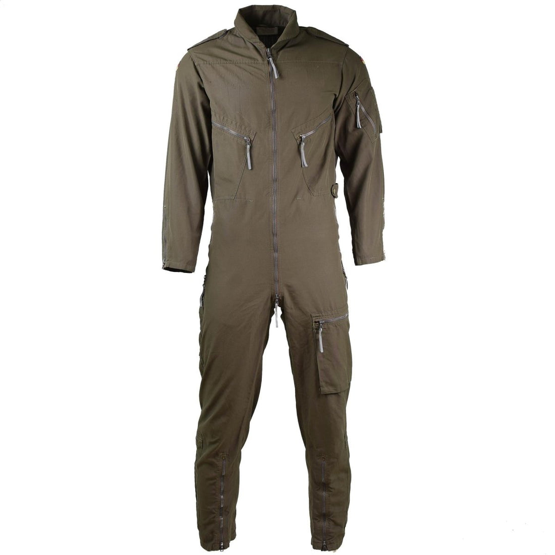 Äkta tyska armé oliv OD övergripande kostym Combat Tanker Coverall Jumpsuit Aramid