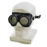 Äkta tyska arméskyddsglasögon bw svart auer ansiktsmasköverskott nytt