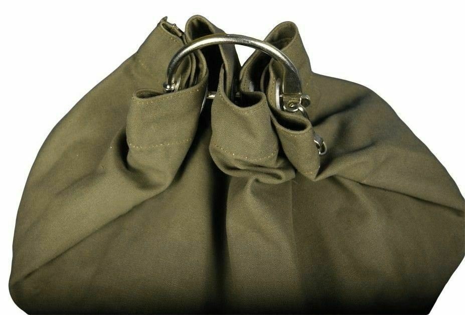 Äkta tyska arméhavsäcken Duffel Bag W axelremmar Stora W Lock Ryggsäck