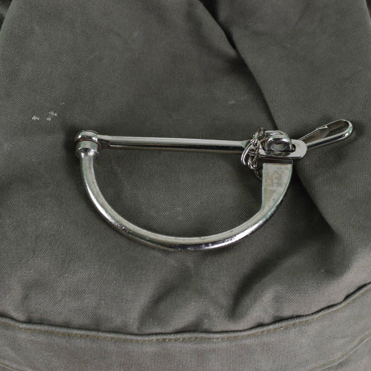Äkta tyska arméhavsäcken Duffel Bag W axelremmar Stora W Lock Ryggsäck