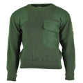 Äkta tyska armé trupper tröja grön pullover militär fråga bdu jumper ny