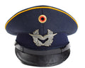 Äkta tyska arméns visirkap. Flygstyrkor militär toppade hatt luftware ny