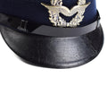 Äkta tyska arméns visirkap. Flygstyrkor militär toppade hatt luftware ny