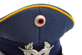Äkta tyska arméns visirkap. Flygstyrkor militär toppade hatt luftware ny
