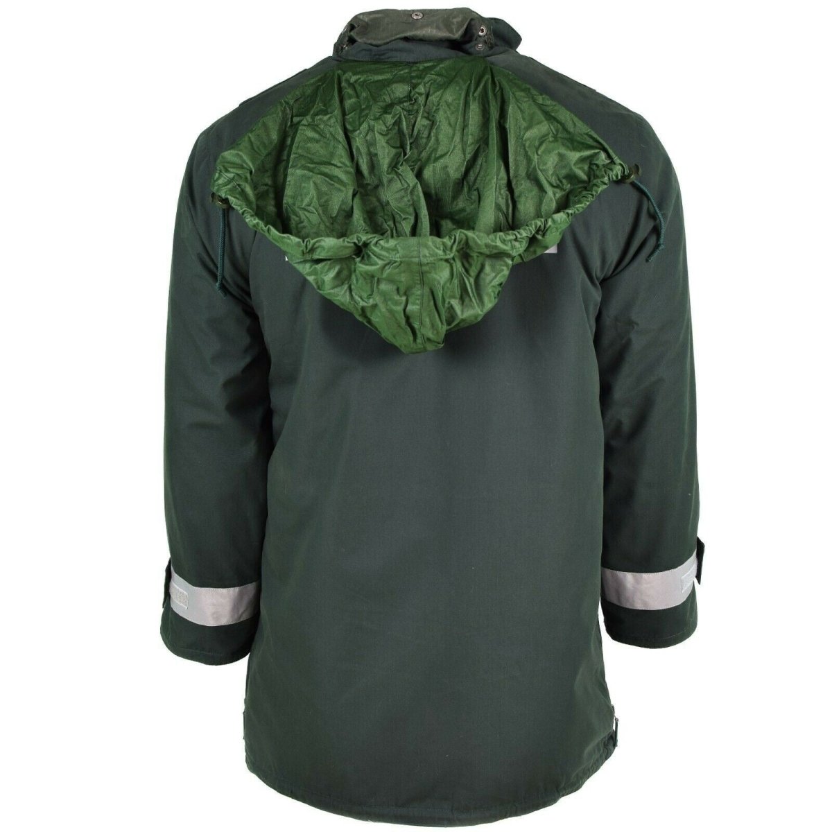 Äkta tysk polisjacka Goretex Green Waterproof BGS Parka Border Guard