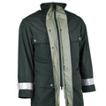 Äkta tysk polisjacka Goretex Green Waterproof BGS Parka Border Guard