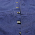 Äkta Tyskland Military Coverall Work Uniform Army Blue Jumpsuit Navy Workwear