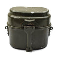 Äkta ungerska arméns mess kit. Aluminium Military Bowler Pot 2st Set