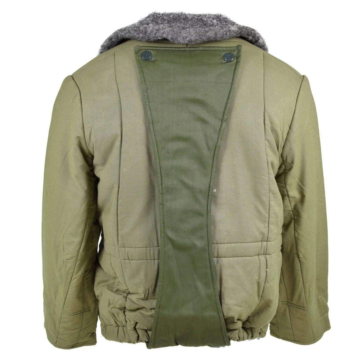 Äkta ungerska armé quiltade jacka m65 päls krage varm vinter varm parka ny