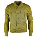 Äkta ungerska arméskjorta Khaki Officer Military Long Sleeve New