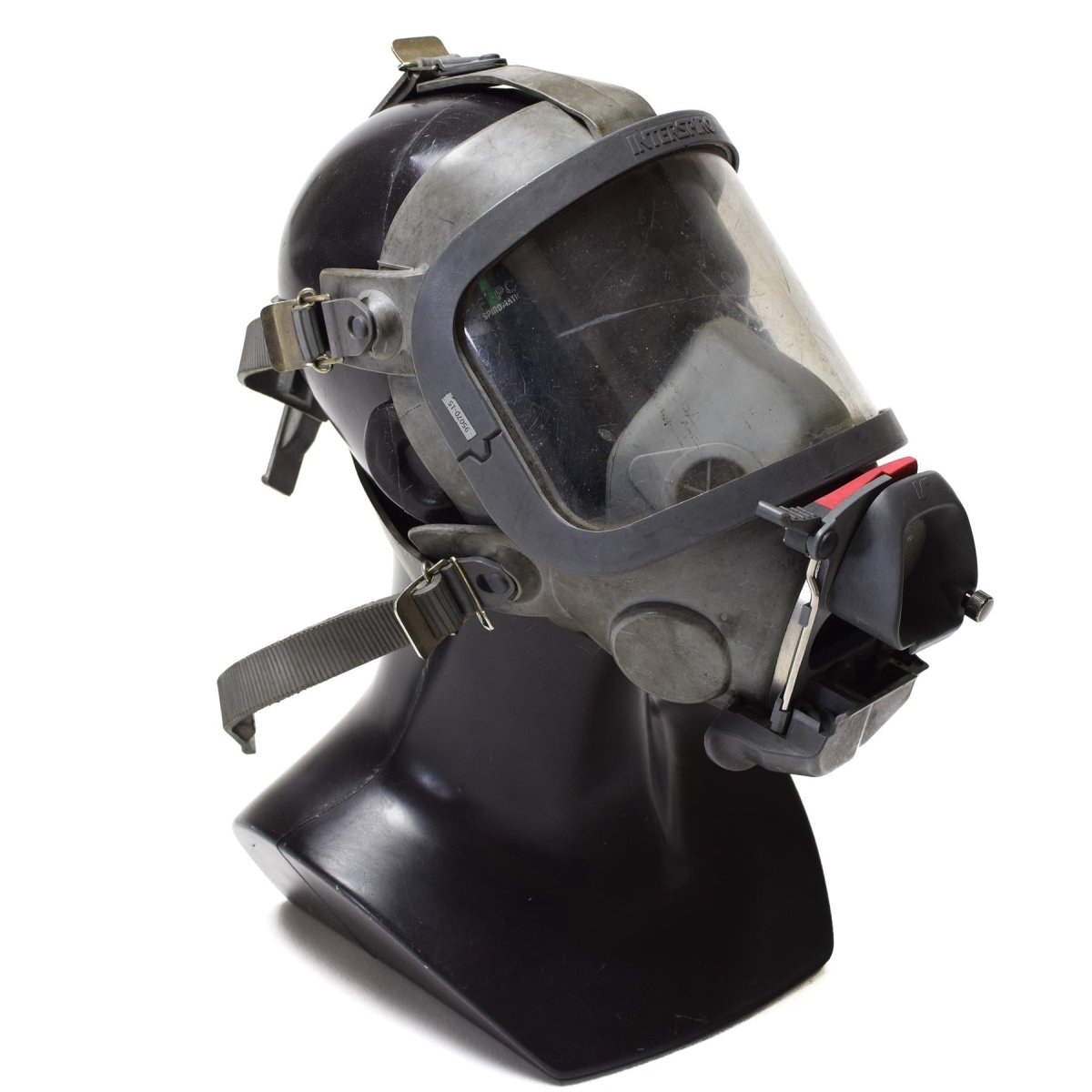 Äkta Interspiro Brand Face Mask Brandman Scba Breathing Apparat Gasmask