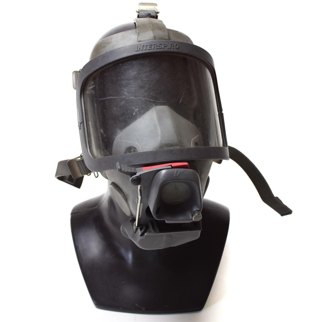 Äkta Interspiro Brand Face Mask Brandman Scba Breathing Apparat Gasmask