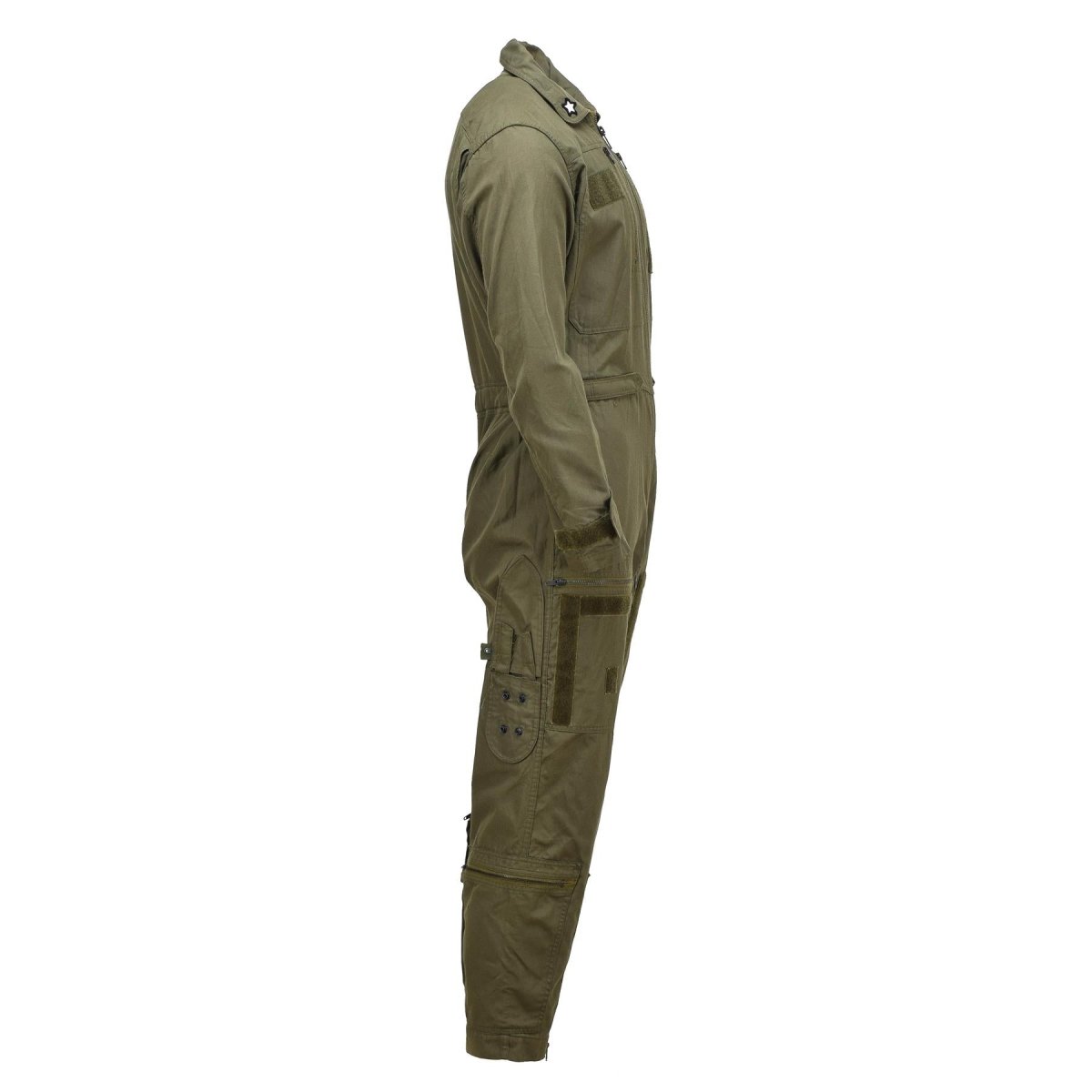 Äkta italienska arméomslag flygdräkt militär oliv jumpsuit aramid