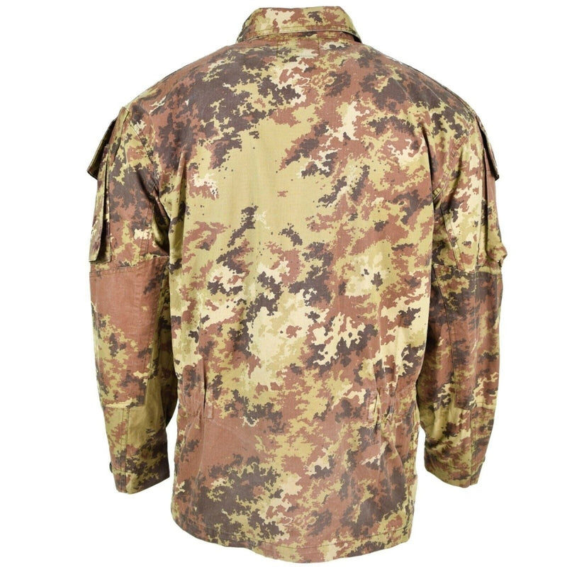 Äkta italienska armé rip stop vegetato camo acu jacka stridsfält skjorta blus