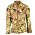 Äkta italienska armé rip stop vegetato camo acu jacka stridsfält skjorta ny