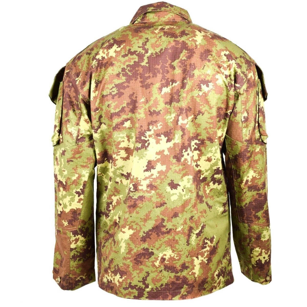 Äkta italienska armé rip stop vegetato camo acu jacka stridsfält skjorta ny