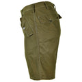 Äkta italienska arméshorts Khaki Chino Military field bermuda vintage BDU