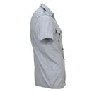 Genuine Italian Military Classic Shirt Short Sleeve Design Women Grey New - GoMilitar