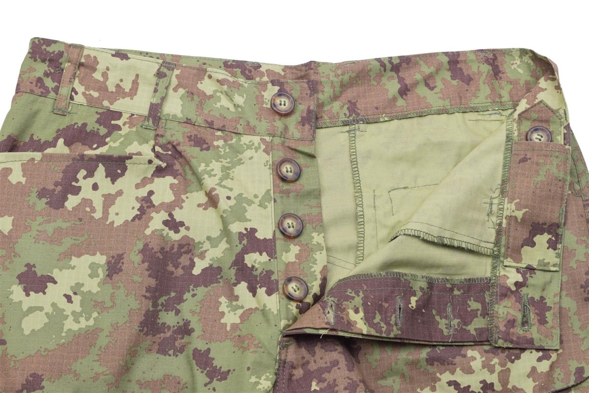 Äkta italienska militära stridsbyxor Field Troops Ripstop BDU Vegetato Trousers
