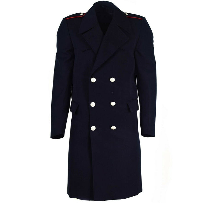Äkta italiensk militärpoliskappa lång carabinieri Italien trenchcoat med foder - GoMilitar